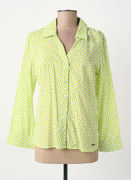Cămașă croială cambrată mâneci lungi verde AGATHE & LOUISE femme