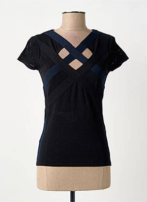 Top negru MORGAN femeie