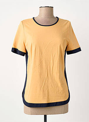 Tricou elasticitate mâneci scurte portocalie MERI & ESCA femeie
