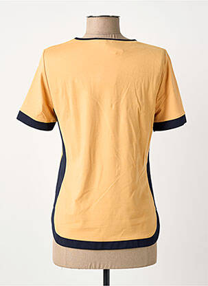 Tricou elasticitate mâneci scurte portocalie MERI & ESCA femeie
