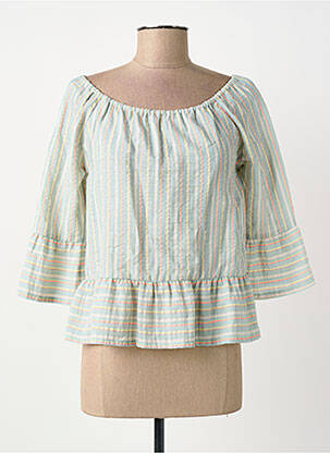 Top croială cambrată mâneci lungi albastru MERI & ESCA femme