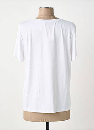 Tricou serigrafie mâneci scurte alb MADO ET LES AUTRES femeie