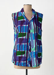 Top croială cambrată fără mâneci violet L'ATELIER D'ANNA femeie