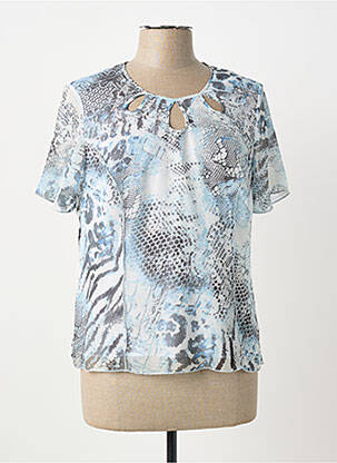 Top mâneci scurte mâneci scurte albastru GUY DUBOUIS femme