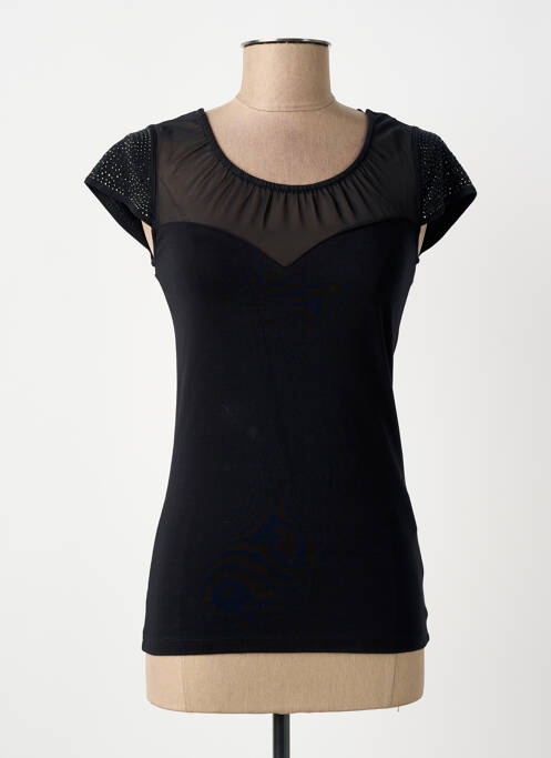 Top negru MORGAN femeie