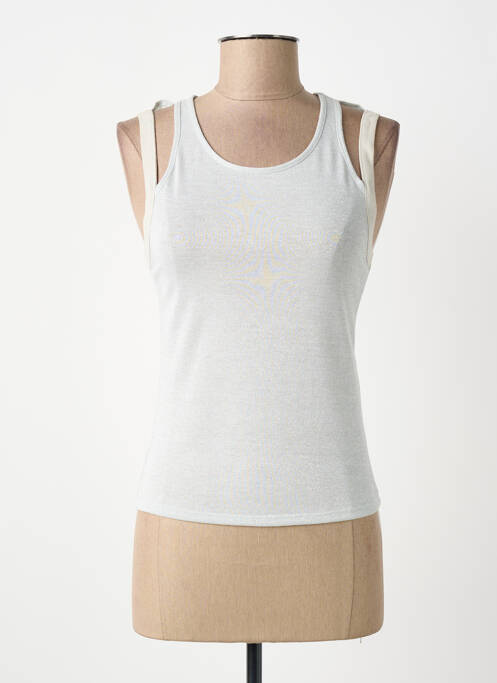 Top argintiu MORGAN femeie