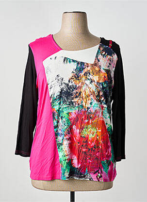 Tricou mâneci 3/4 mâneci 3/4 negru GUY DUBOUIS femeie