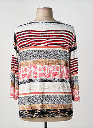 Tricou mâneci 3/4 mâneci 3/4 roșu GUY DUBOUIS femeie