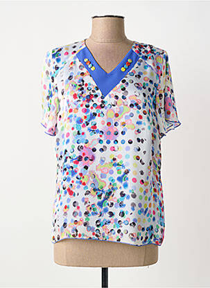 Top albastru FRANCE RIVOIRE femeie