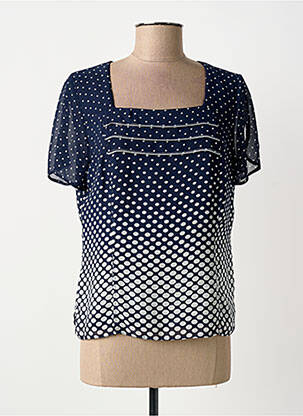 Top albastru FRANCE RIVOIRE femeie