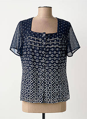 Top albastru GUY DUBOUIS femeie