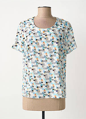 Top albastru FRANCE RIVOIRE femeie