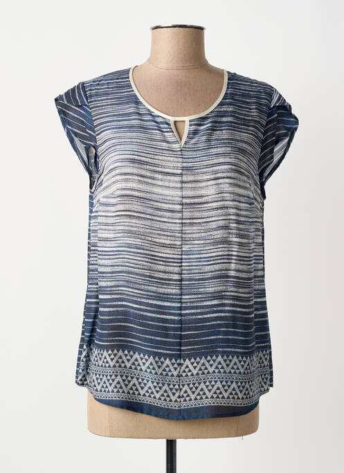 Top albastru FRANCE RIVOIRE femeie