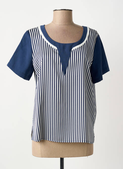 Top albastru GUY DUBOUIS femeie