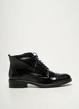 Botine/ghete toc mic toc plat până la 3 cm negru DORKING femeie