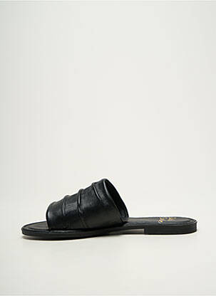 Mulete/saboți chiquet toc plat până la 3 cm negru STUDIO SCARPE femeie
