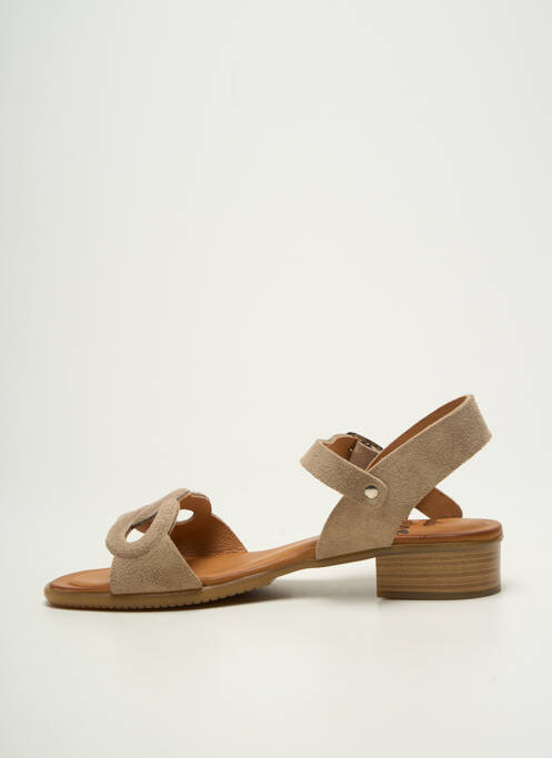 Sandale/Pantofi decupați bej STUDIO SCARPE femeie