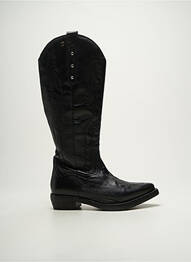 Cizme cubanez toc de 4 la 6 cm negru GIOSEPPO femme
