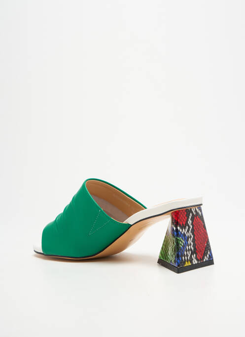 Mulete/Saboți verde METAMORF'OSE femeie
