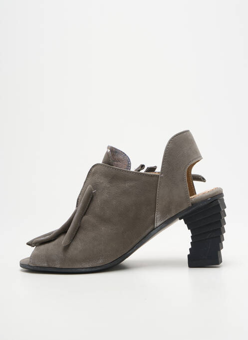 Botine/Ghete gri PAPUCEI femeie