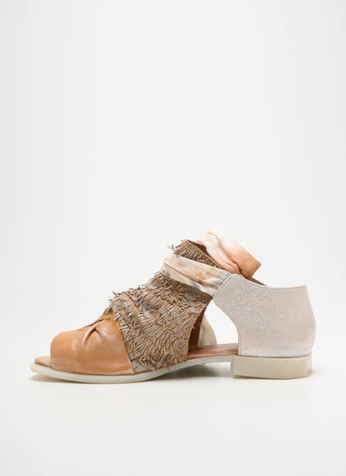 Sandale/Pantofi decupați argintiu PAPUCEI femeie