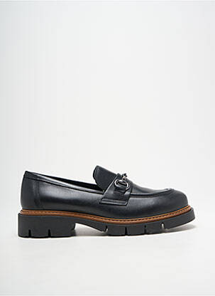 Mocasini țesătură satinată toc de 4 la 6 cm negru RIZZOLI femeie