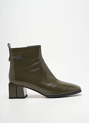 Botine/ghete umplută toc de 4 la 6 cm verde METAMORF'OSE femeie