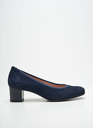 Pantofi cu toc toc pătrat toc de 4 la 6 cm albastru DORKING femeie