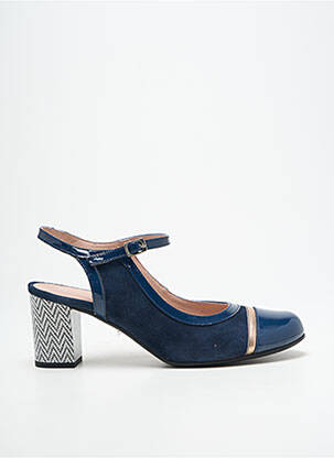 Pantofi cu toc albastru DORKING femeie