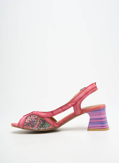 Sandale/Pantofi decupați roz MACIEJKA OBUWIE femeie