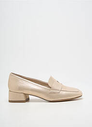 Mocasini țesătură satinată toc plat până la 3 cm auriu TAMARIS femme