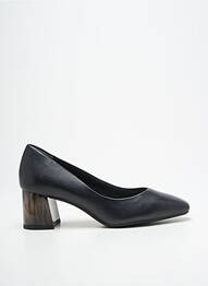 Pantofi cu toc țesătură satinată toc de 4 la 6 cm negru TAMARIS femme