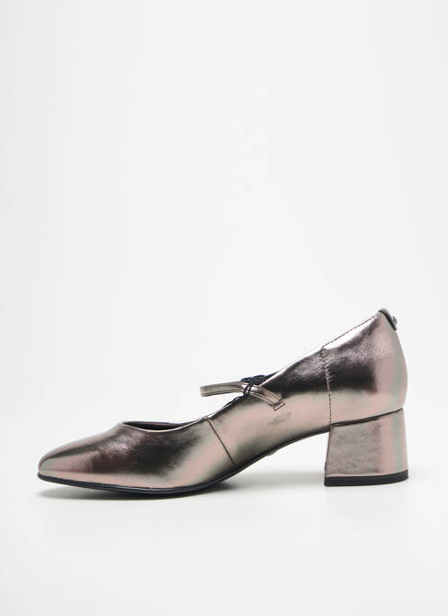 Pantofi cu toc argintiu TAMARIS femeie