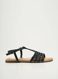 Sandale/pantofi decupați chiquet toc plat până la 3 cm negru GIOSEPPO femme