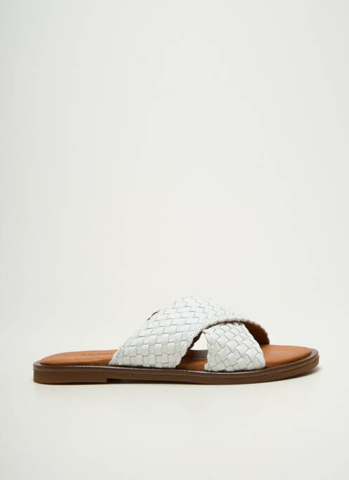 Mulete/Saboți alb METAMORF'OSE femeie