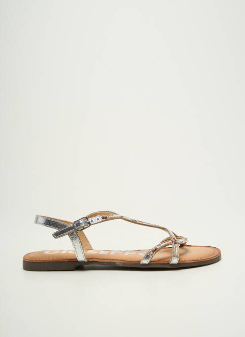 Sandale/Pantofi decupați argintiu GIOSEPPO femeie