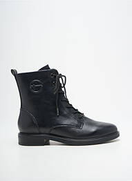 Botine/ghete umplută toc plat până la 3 cm negru TAMARIS femeie