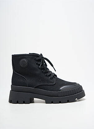 Botine/ghete toc mic toc de 4 la 6 cm negru TAMARIS femeie