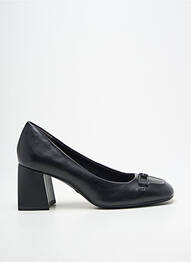 Pantofi cu toc țesătură satinată toc de 7 la 9 cm negru TAMARIS femme
