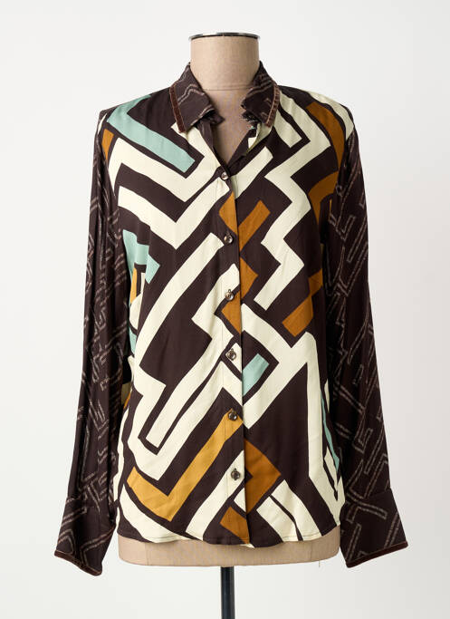 Cămașă maro MERI & ESCA femeie