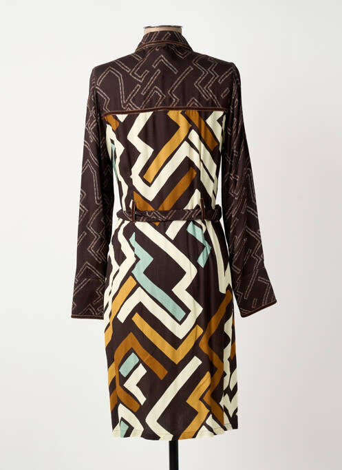 Rochie midi maro MERI & ESCA femeie