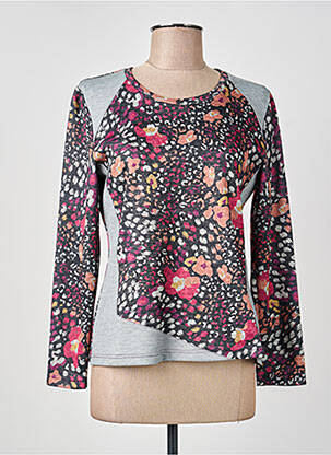 Top elasticitate mâneci lungi gri GUY DUBOUIS femme