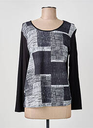 Top elasticitate mâneci lungi negru GUY DUBOUIS femme
