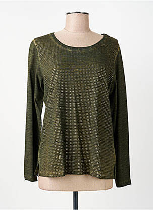Tricou mâneci lungi mâneci lungi verde MERI & ESCA femeie