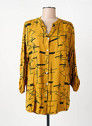 Cămașă galben COULEURS DU TEMPS femeie