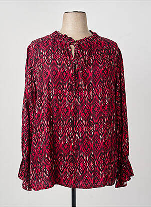 Bluză roșu COULEURS DU TEMPS femeie