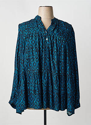 Bluză albastru COULEURS DU TEMPS femeie