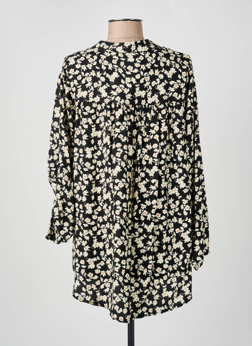 Tunică mâneci lungi negru COULEURS DU TEMPS femeie