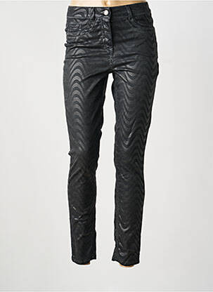 Pantalon slim țesătură acoperită mărime normală gri MERI & ESCA femeie
