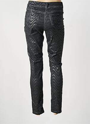 Pantalon slim țesătură acoperită mărime normală gri MERI & ESCA femeie